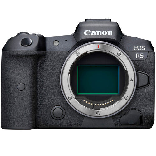 Canon EOS R5 45.0MP Mirrorless Camera - Black (Body Only) Canon EOS R5 45.0MP Mirrorless Camera - Black (Body Only)